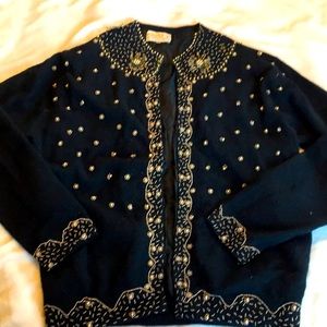 GUC Vintage 50s/60s Embellished Sweater